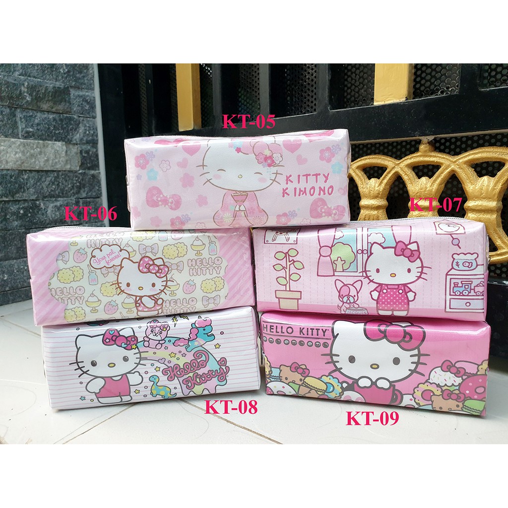 Bóp viết in Hello Kitty
