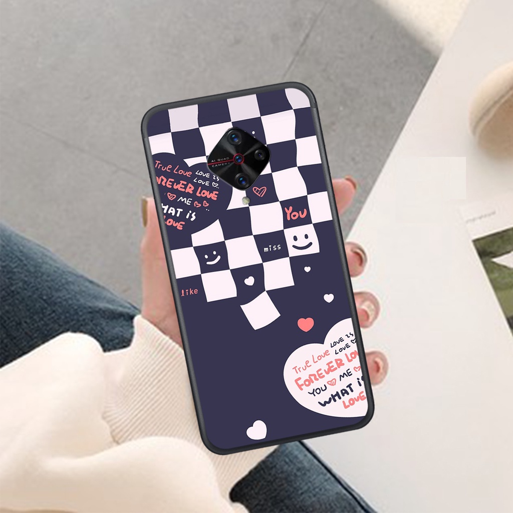 Ốp Lưng VIVO S1 - S1 PRO ,  In Hình &quot;Black Heart&quot; Phong Cách Đẹp.