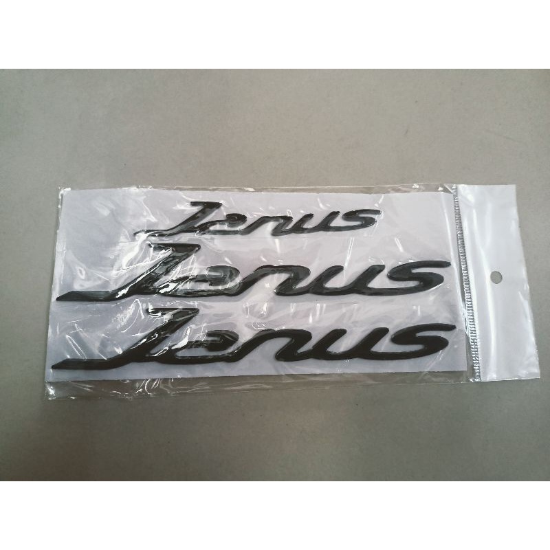 Bộ tem nổi Janus màu đen new