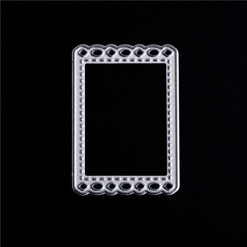 [threegoodstonesgen 0609] Frame Decor Metal Cutting Dies Stencils For Scrapbooking DIY Album Cards Making