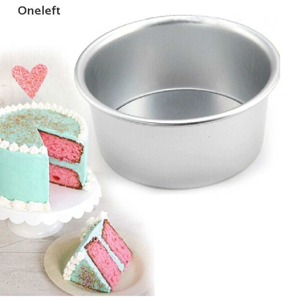 Khuôn Làm Bánh Hình Tròn Bằng Hợp Kim Nhôm 8 Kích Thước Dễ Dàng Tháo Rời