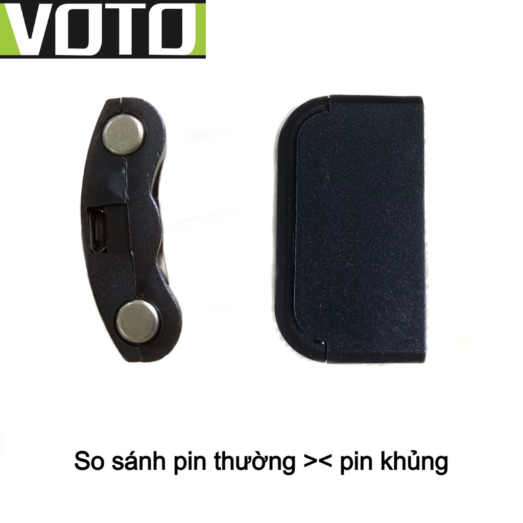 Máy cân bằng laze bắn cốt 5 tia xanh Voto siêu sáng dùng pin, có thể sạc rời, kèm hộp đựng