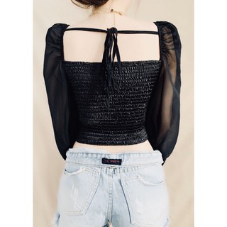 [ẢNH THẬT] ÁO CROPTOP TAY DÀI