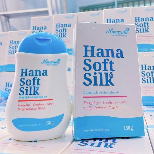 Dung Dịch Vệ Sinh Phụ Nữ Hana Soft Silk Hanayuki - Sạch Khuẩn, Hồng và Khít Vùng Kín, Giảm Ngứa Ngăn Viêm - CHÍNH HÃNG