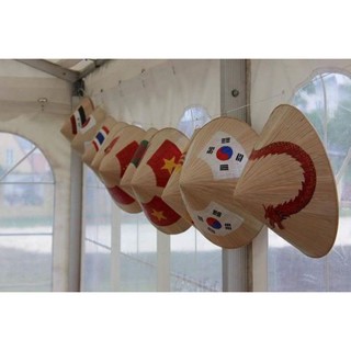 Nón vẽ cờ các nước