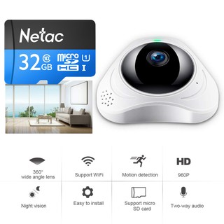 Camera IP VR Yoosee 360 độ Panoramic Hình Ảnh Mắt Cá 960P +Thẻ Nhớ 32GB
