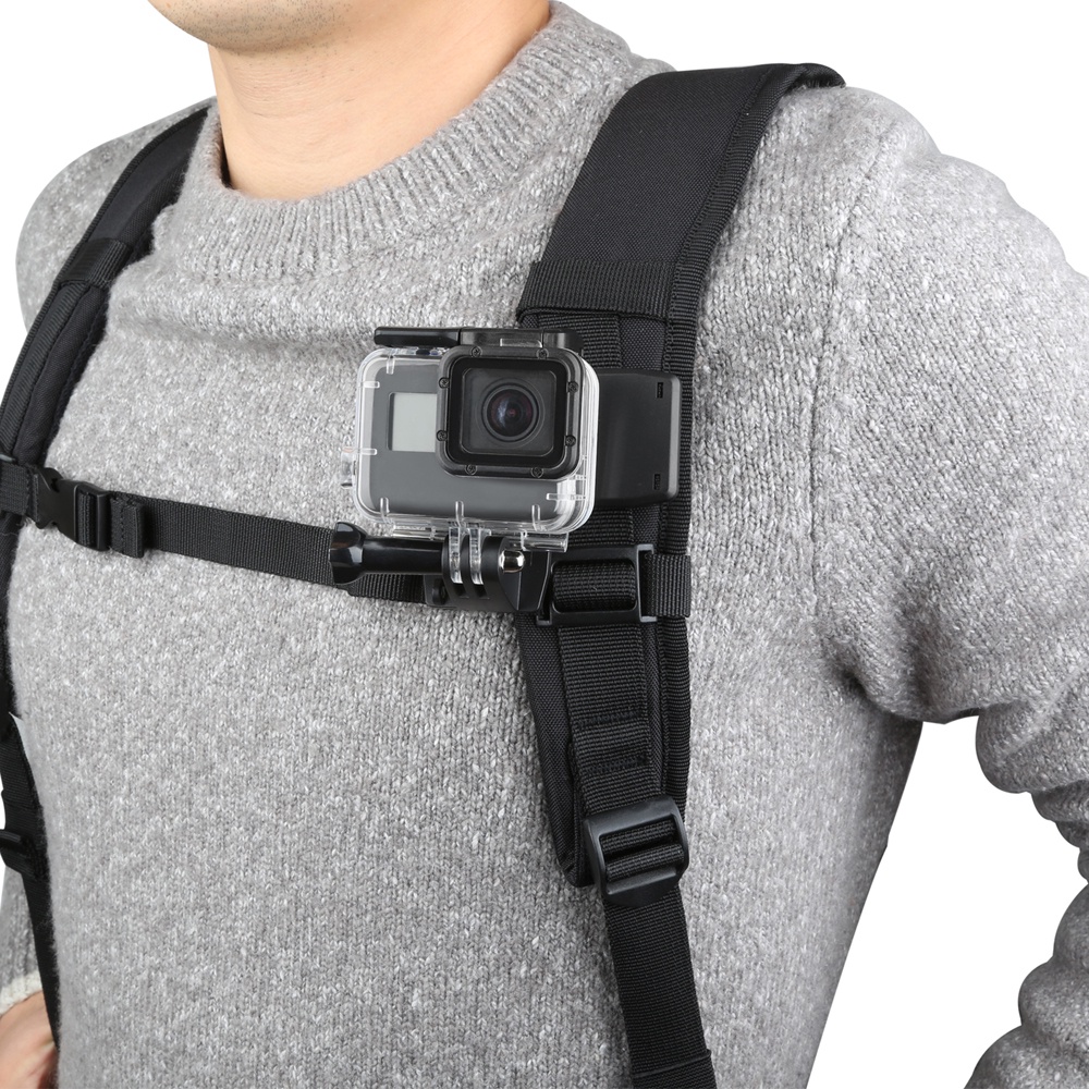 Kẹp Gắn Balo Xoay 360 Độ Cho gopro hero 12 11 10 9 8 black xiaomi yi 4k sjcam eken h9r go pro
