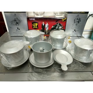 Phin Nhôm Pha Cà Phê Trung Nguyên Loại Thường / Cao cấp / logo Hoa Văn./ Kingcoffee