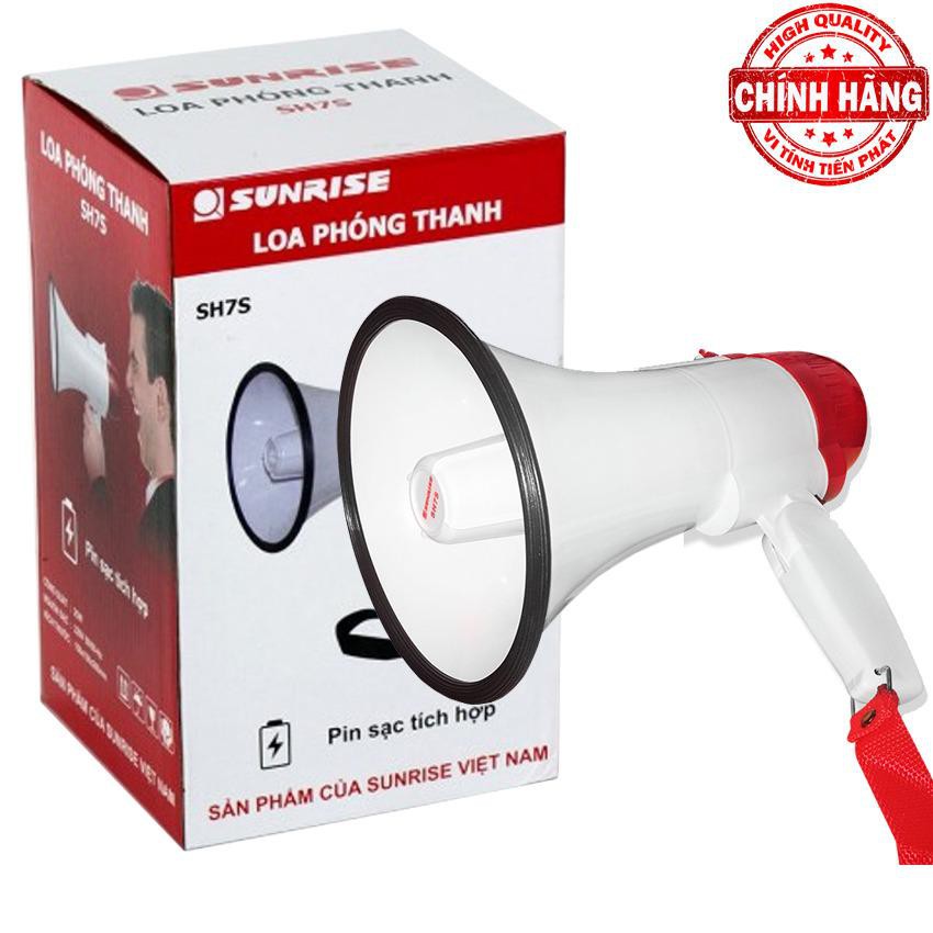 Loa phóng thanh cầm tay Sunrise SH7S 25W có Thu Âm và PIN SẠC