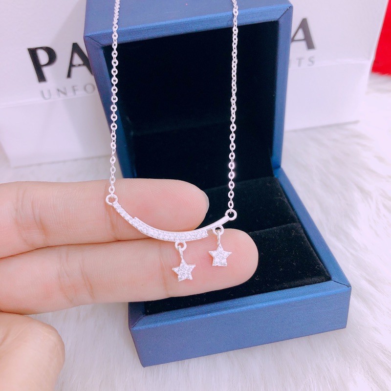DÂY CHUYỀN BẠC TA - DÂY CHUYỀN LIỀN MẶT NGÔI SAO MAY MẮN