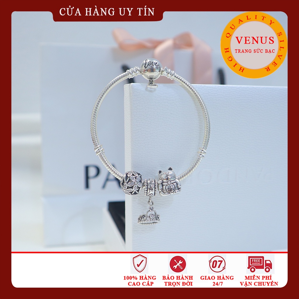 Vòng charm bộ sưu tập mới- Trang sức bạc Venus