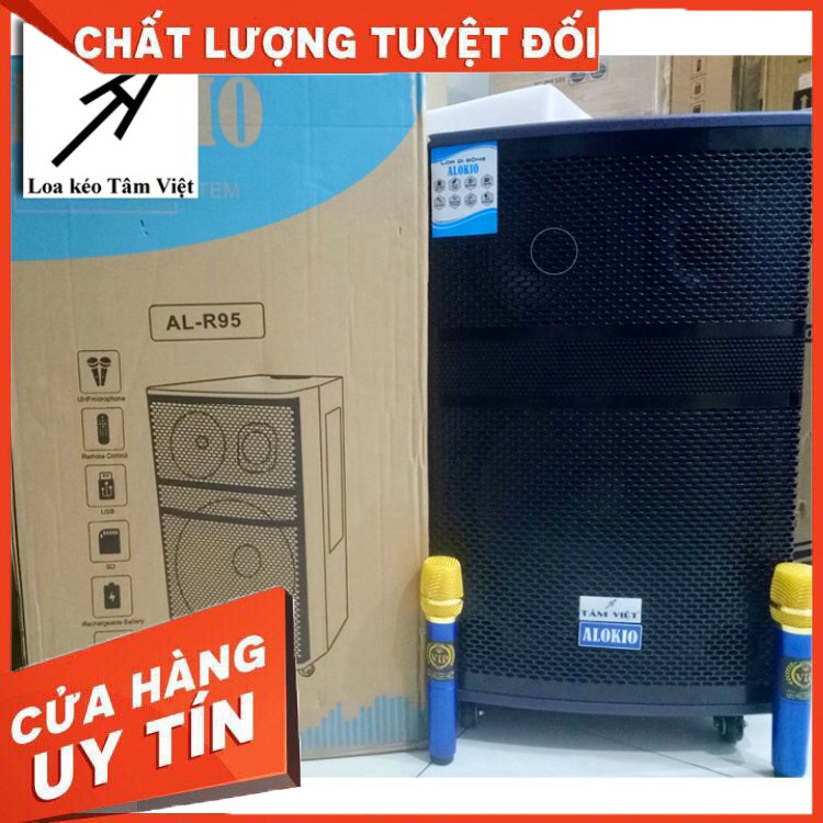 [Chính hãng] Loa kéo gỗ “ALOKIO AL-R95” bass 4 tấc - BAO SHIP – Loa kéo Tâm Việt. - hàng chất lượng, giá tốt nhất TQ