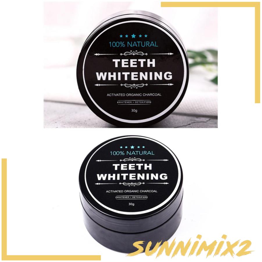 Natural Organic Activated Charcoal Powder Teeth Whitening Toothpaste 30g
