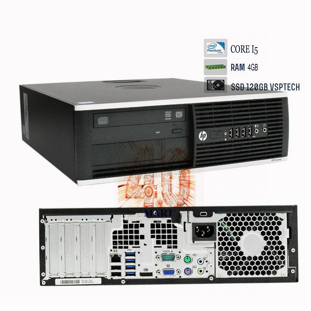 Mày tính đồng bộ - máy tính để bàn HP 8300 SFF CPU Core i5 3570, Ram 4gb, SSD 120gb, nhập khẩu như mới