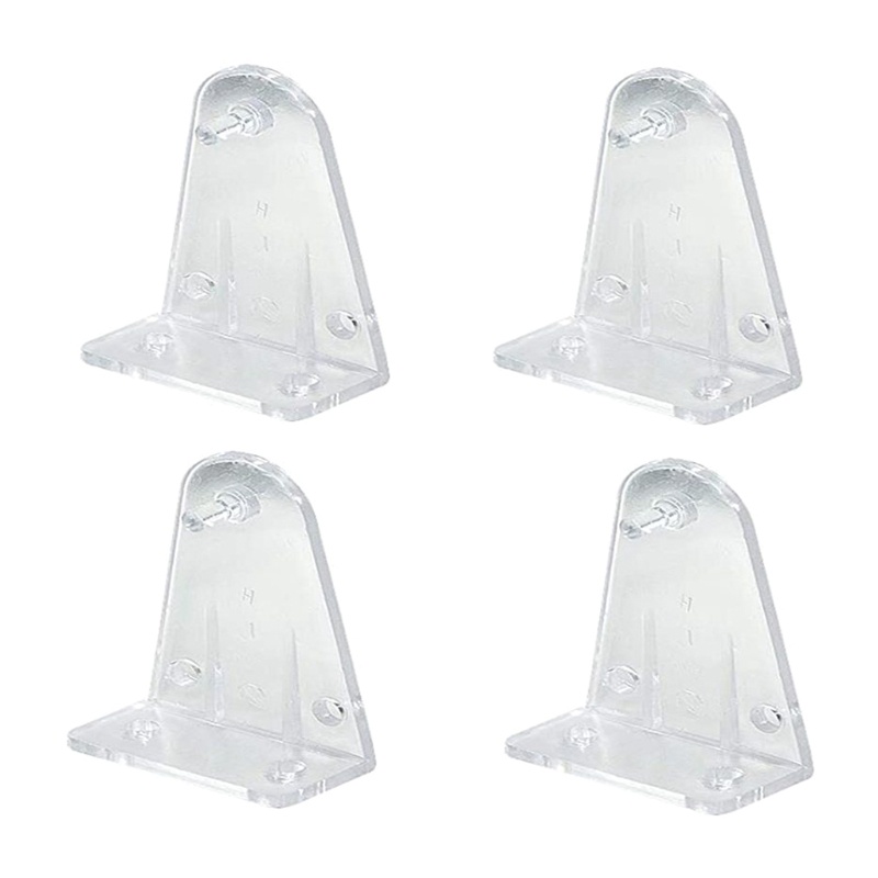 Aoto Set 10 Kẹp Giữ Điểm Mù Bằng Nhựa Trong Suốt Kích Thước 2 Inch
