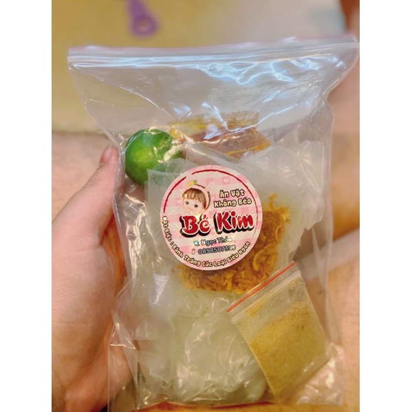 Bánh Tráng Phơi Sương Sate Hành Phi.