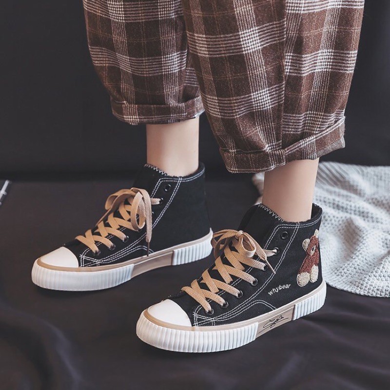 giầy cao cổ gấu nâu kute hot trend