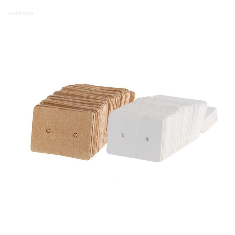 Set 100 Thẻ Treo Bông Tai Bằng Giấy Kraft
