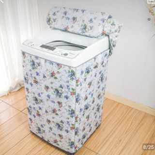 Áo trùm máy giặt lồng đứng 7kg, 8kg chất đẹp