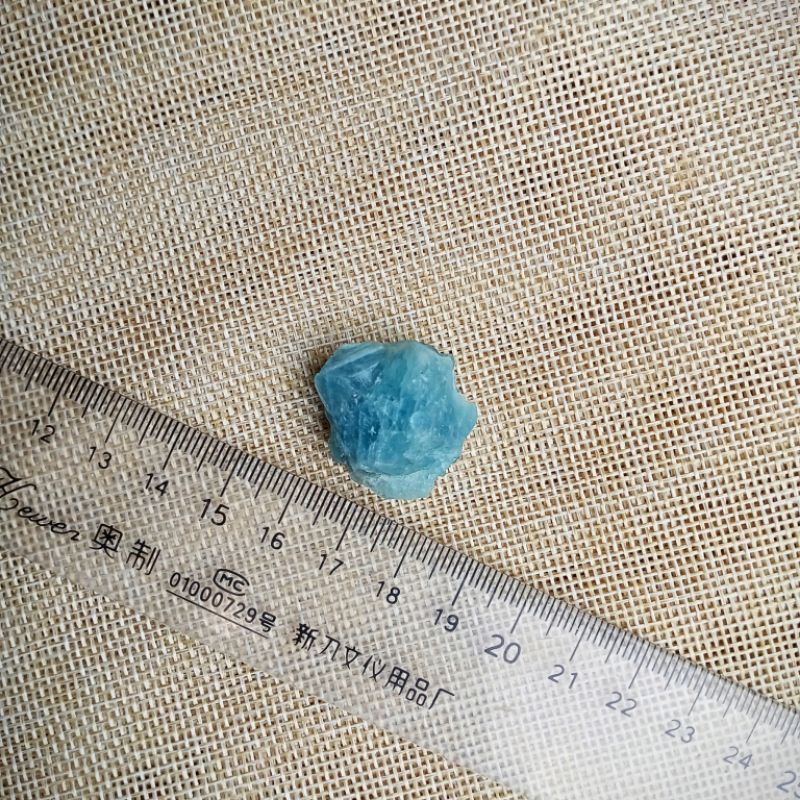 Viên đá thanh tẩy xanh Aquamarine làm handmade, thanh tẩy tarot, trưng bày phong thủy, Mind Stone & Jewelry