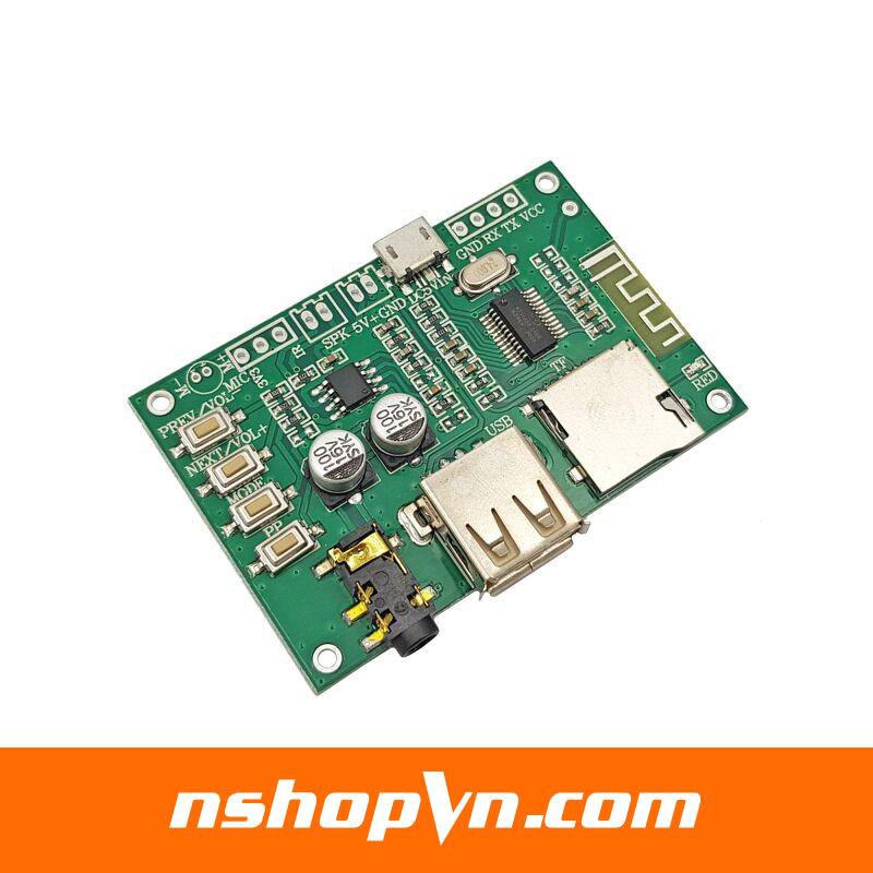 Mạch âm thanh Bluetooth 5.0 - TF - USB - BLE - SPP BT201