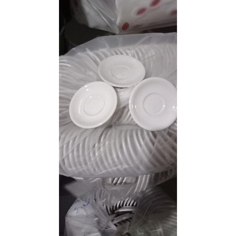 Set 10 Dĩa Tiêu Sứ Trắng Nhỏ <Siêu Nhí>