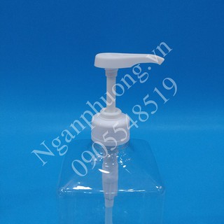 Bình nhựa có vòi bơm syrup,