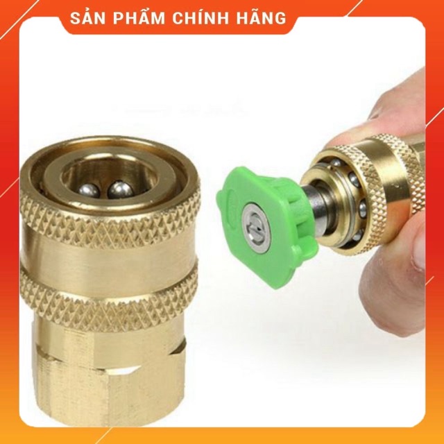 Đầu nối nhanh - khớp nối nhạn 1/4 bét súng xịt rưa xe