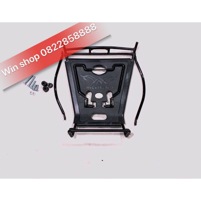 [Hàng vũ trụ 10 ly sịn]  - Baga giữa AirBlade 2020 inox, màu đen, phủ sơn tĩnh điện