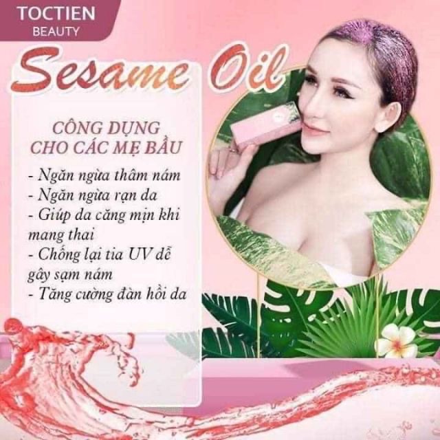 [RẺ VÔ ĐỊCH] TINH DẦU MÈ - SERUM TINH DẦU MÈ SESAME OIL TÓC TIÊN | BigBuy360 - bigbuy360.vn