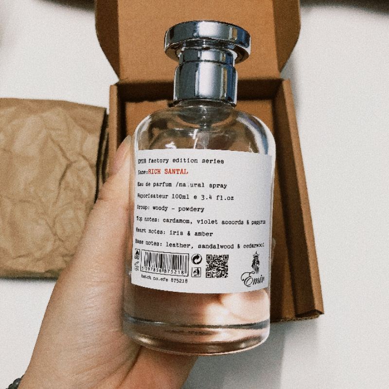 [CÓ SẴN] MẪU THỬ MINI 5ML/10ML NƯỚC HOA PARIS CORNER - EMIR RICH SANTAL