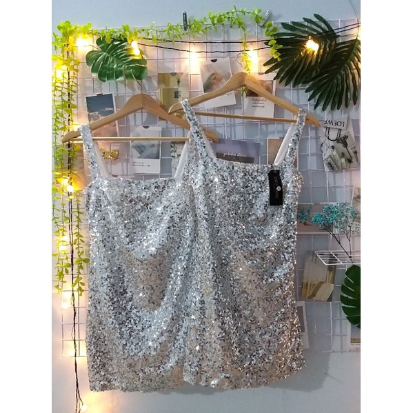 (New) Đầm kim sa trắng
