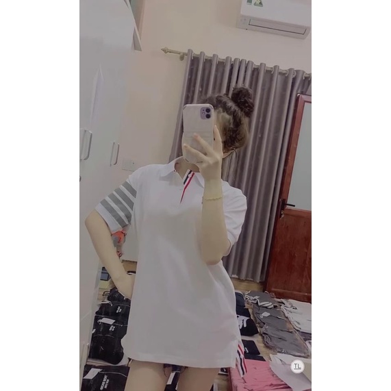 Áo polo nam nữ ép vạch tay phản quang thom áo thun có cổ hot trend 2022 chất vải gai sần cá sấu thoáng mát - AT SPORTIF