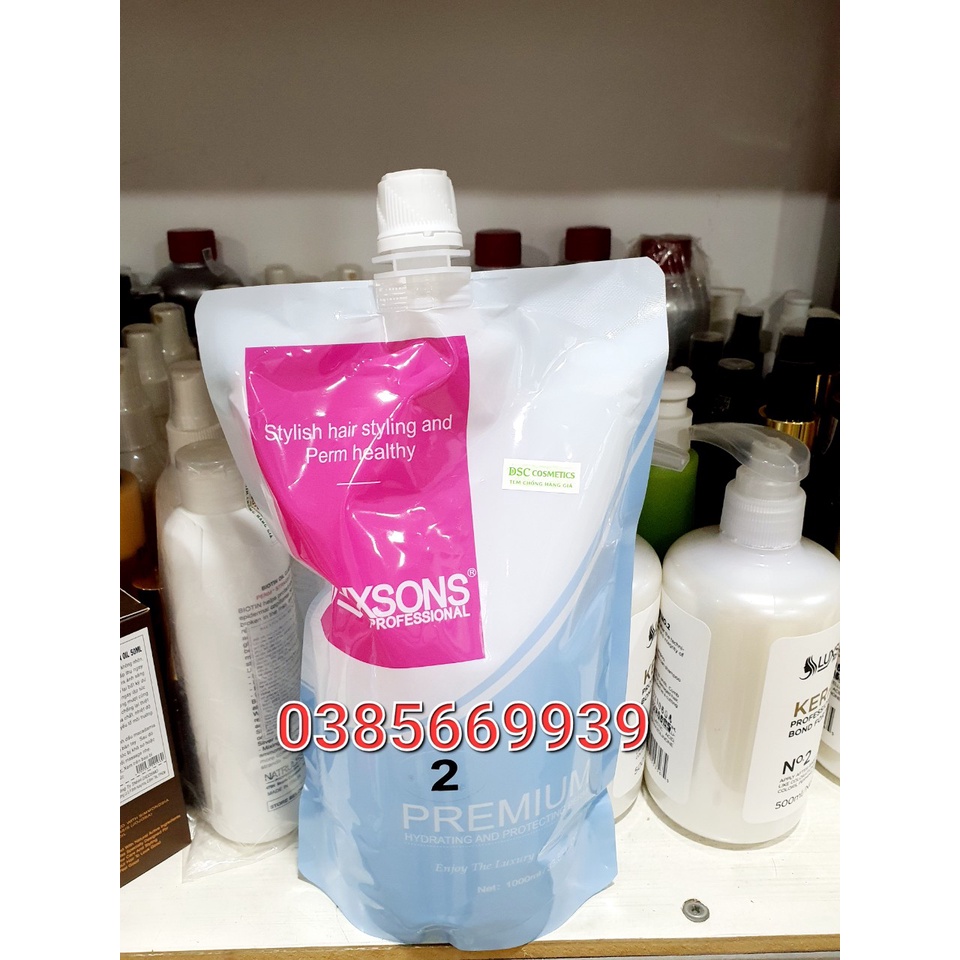 Dập Uốn đa năng LUXSONS PREMIUM CAO CẤP siêu thơm thẳng bóng mượt không khô cháy tóc căng bóng.1000ml...0385669939 Uốn