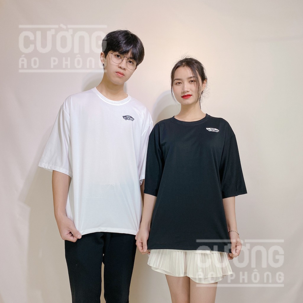 ⚡Áo Thun Tay Lỡ Unisex Form Rộng⚡Áo Phông Thời Trang Mùa Hè In Hình Siêu Sịn Xò Mix Logo Vans Off The Wall Mã CAP46