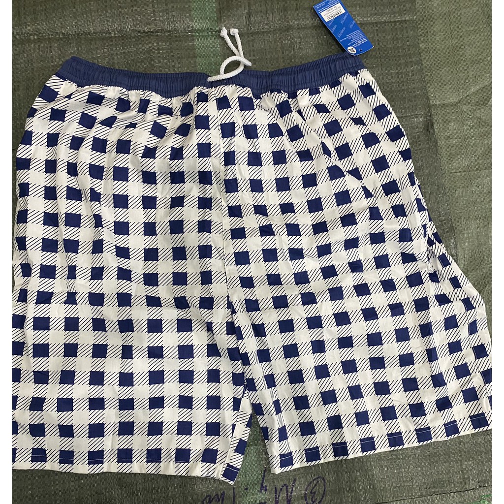 Quần đùi nam, quần sọt nam Hometex phối lưng thun vải cotton