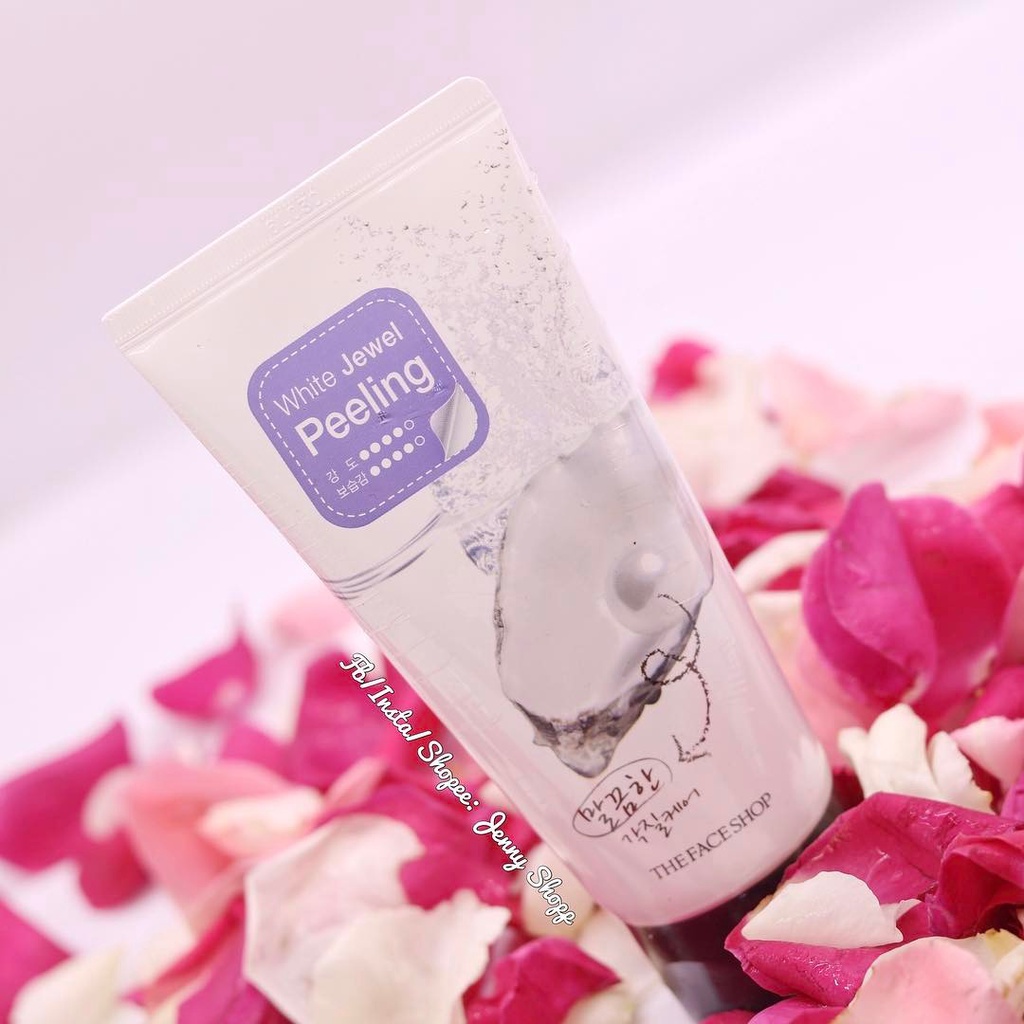 Tẩy Da Chết Smart Peeling White Jewel The Face Shop