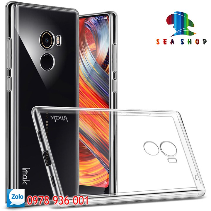 Ốp lưng Xiaomi Mi Mix 2 silicon trong suốt