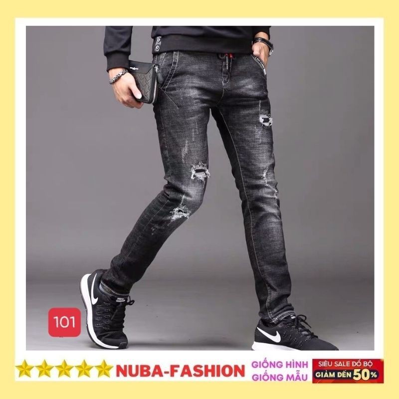 Quần jean nam cao cấp mẫu mới,quần bò đẹp giá rẻ nuca 101 | BigBuy360 - bigbuy360.vn