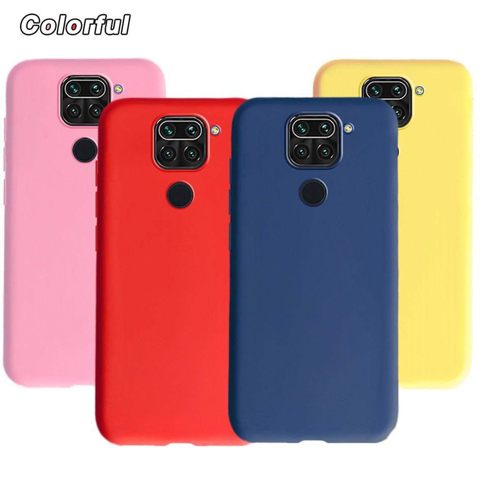 Ốp điện thoại silicone mềm màu trơn cá tính cho Xiaomi Redmi Note9 10x 6.53 Inch Redmi Note 9