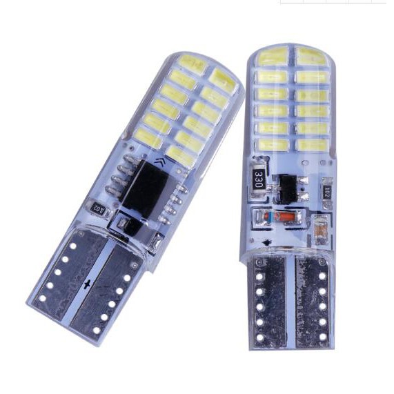 Đèn Tín Hiệu Kevanly 24 Bóng LED T10 W5W 12V Cho Xe Hơi