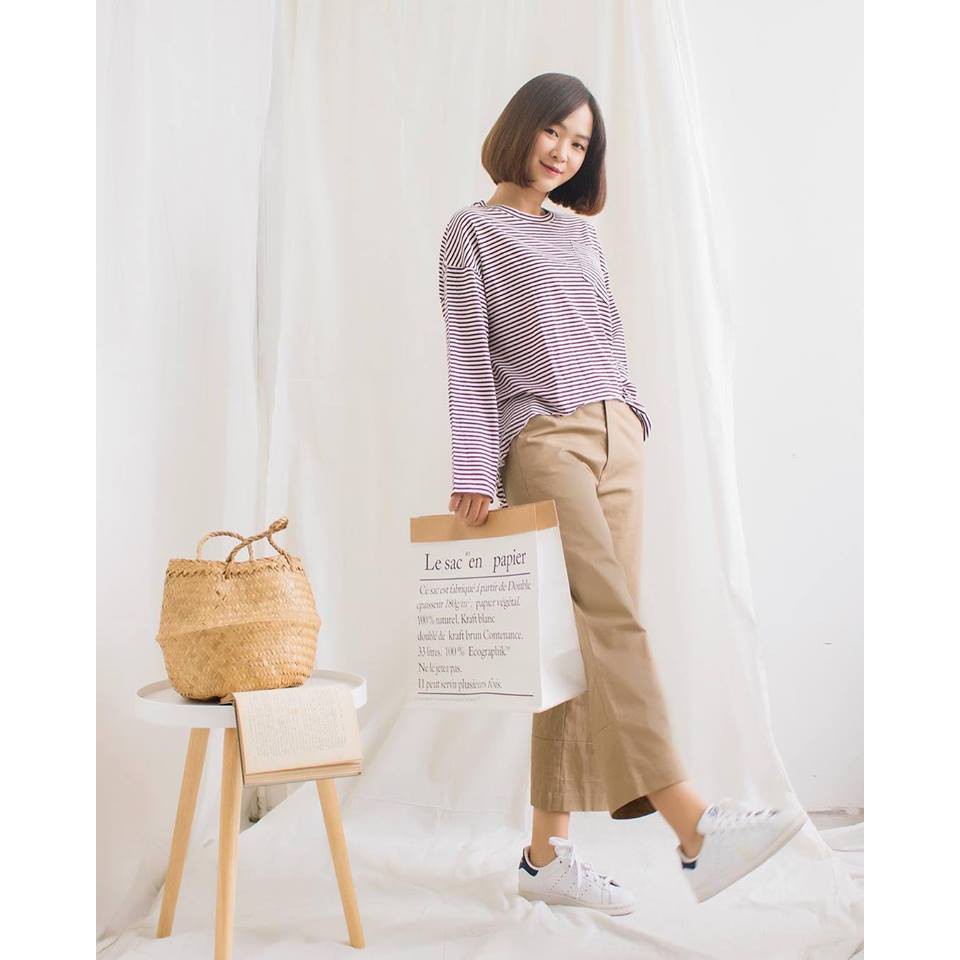 Quần culottes đắp lai