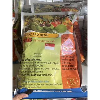 Thuốc trừ bệnh M8 singapore đặc trị vàng lá, sương mai