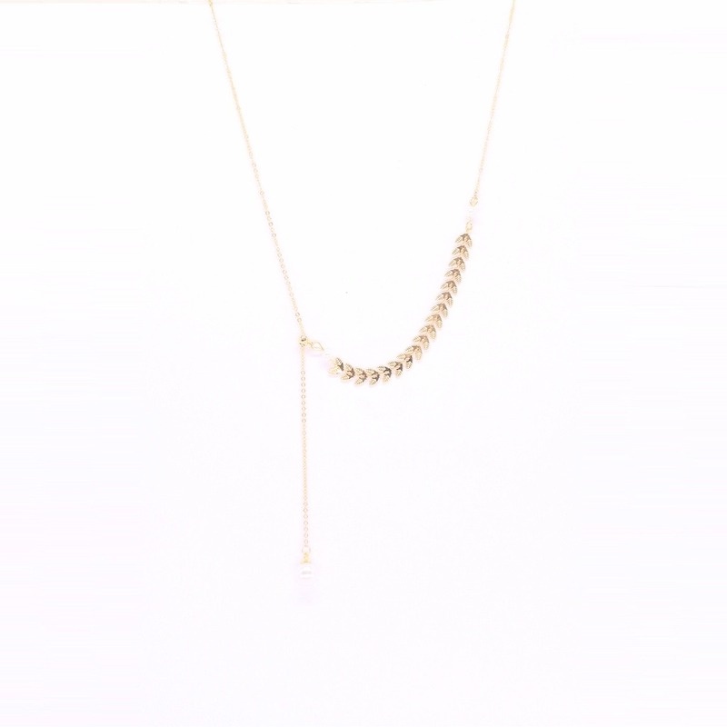 Vòng cổ xỏ hạt ngọc trai giả thời trang sang trọng cho nữ 210807