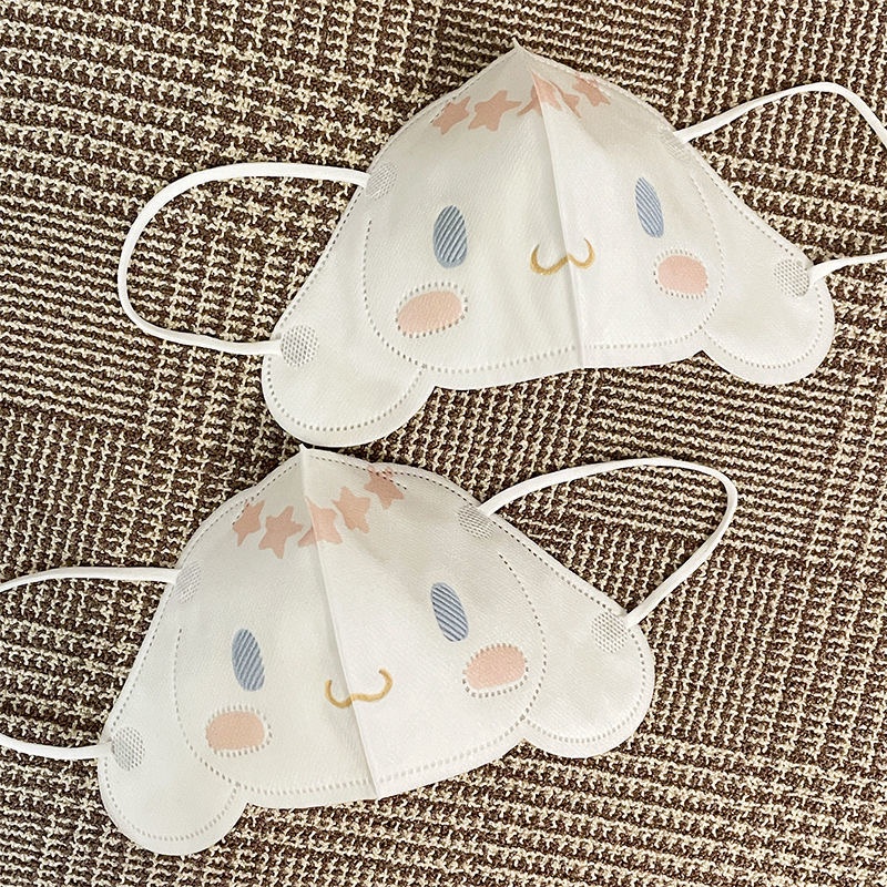 Set 10 Mặt Nạ Cho Trẻ Em 4-12 Tuổi Hình Cinnamoroll