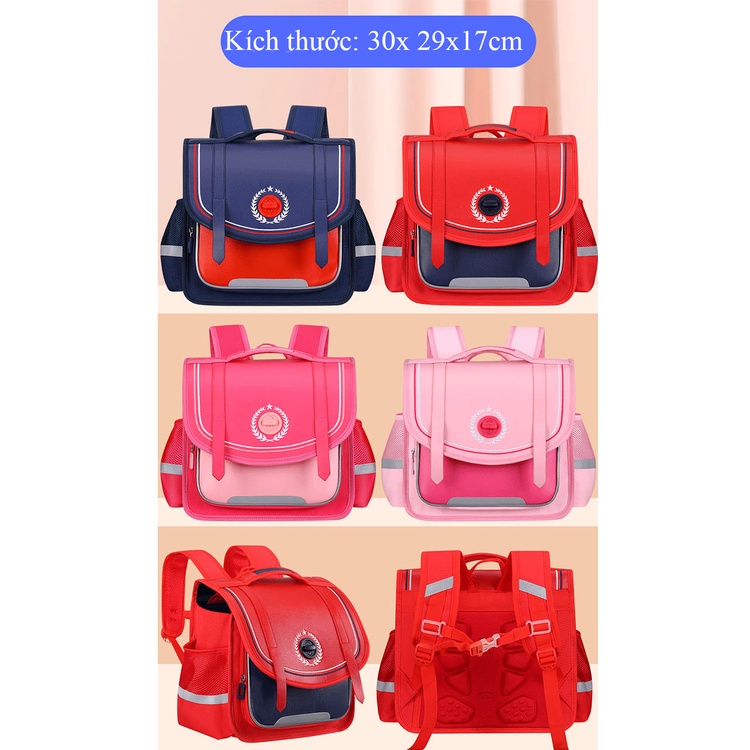 Balo học sinh tiểu học cao cấp, cặp chống gù siêu nhẹ cho bé trai bé gái lớp 1, 2 - Minh Hằng Store