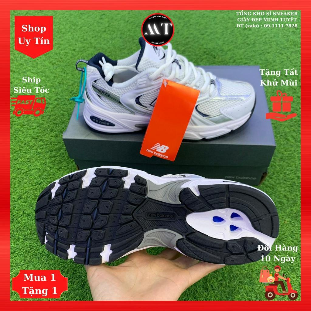 Giày Xám Bạc New-Balance530, Sneakers thể thao Nam Nữ đẹp, giày da mềm thời trang chạy bộ, tập gym, dã ngoại đa năng