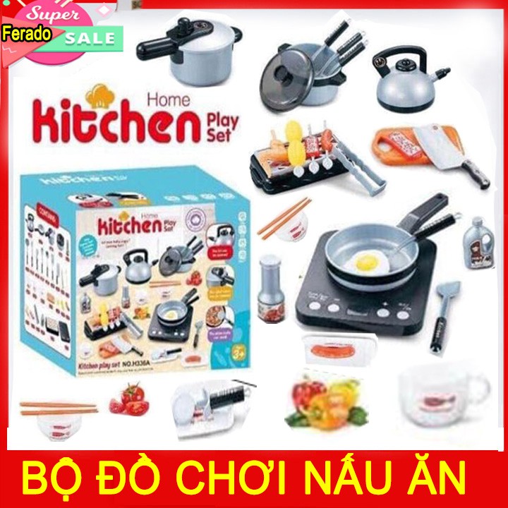 Bộ đồ chơi nấu ăn 36 món như thật