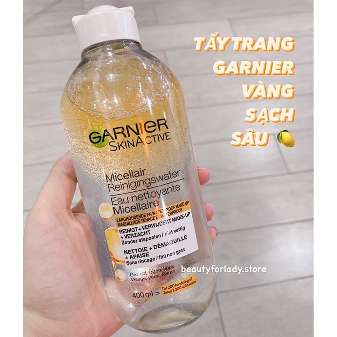 TẨY TRANG GARNIER WATER IN OIL 400ml