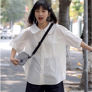 {vintagevn} áo babydoll tiểu thư A255 cổ tròn quảng châu Thời trang Xmin HIHISHOPHAHA